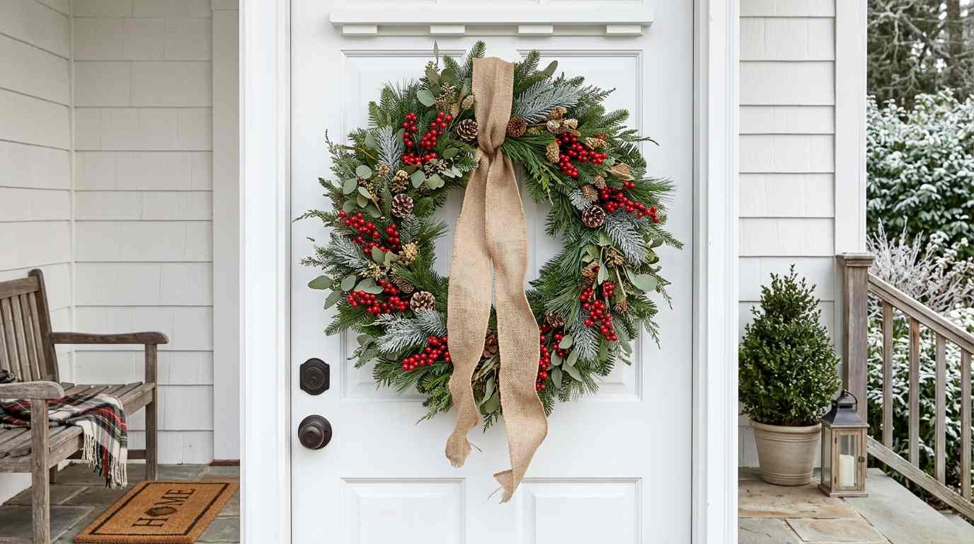 Oversized Wreath as a Statement Piece