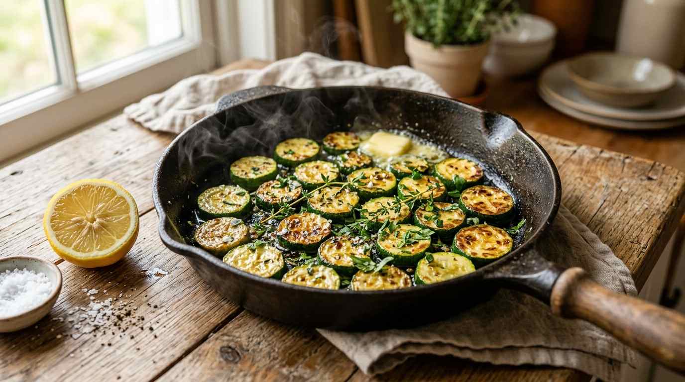Simple Sautéed Zucchini with Herbs