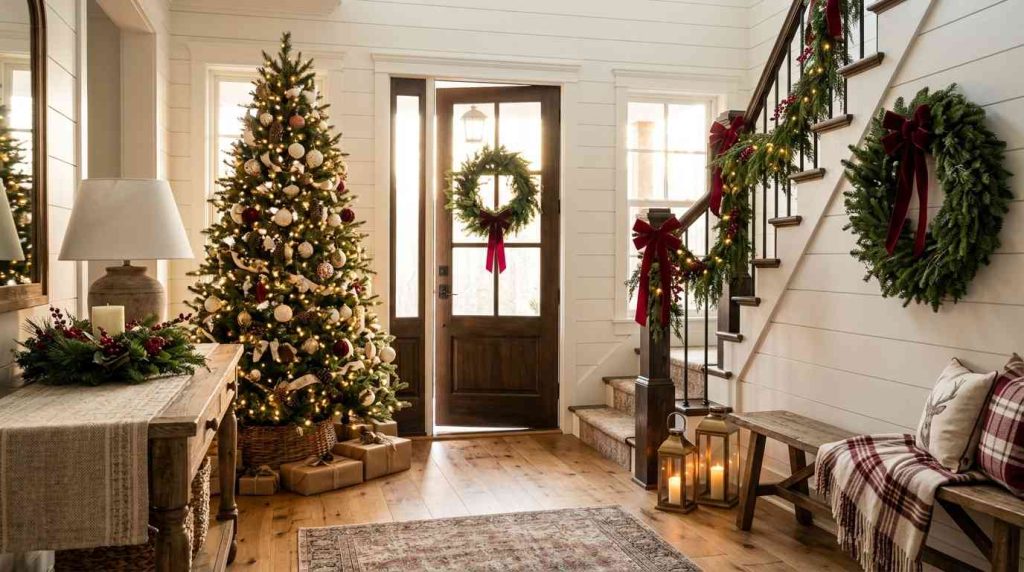 Christmas Entryway Ideas