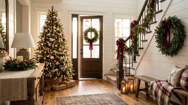 Christmas Entryway Ideas