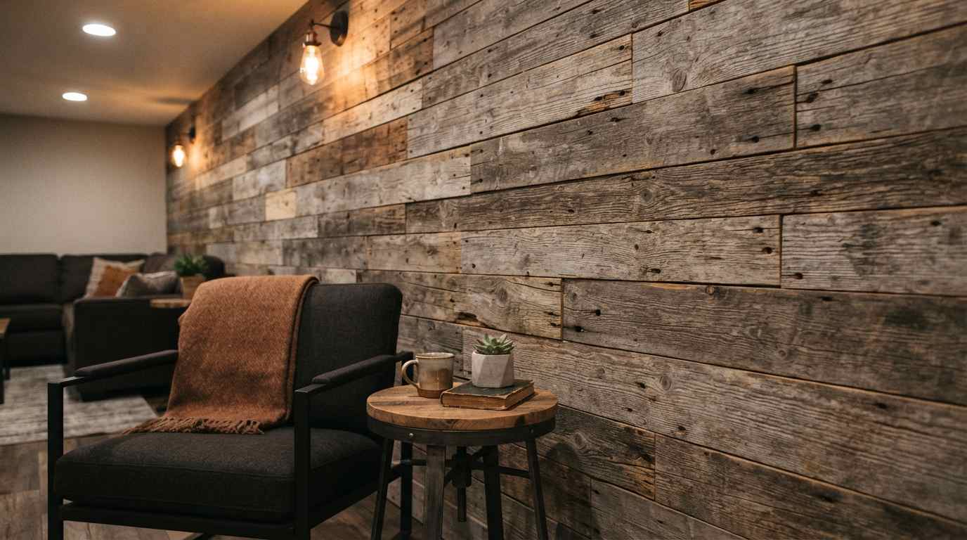 Reclaimed Wood Walls That Add Warmth