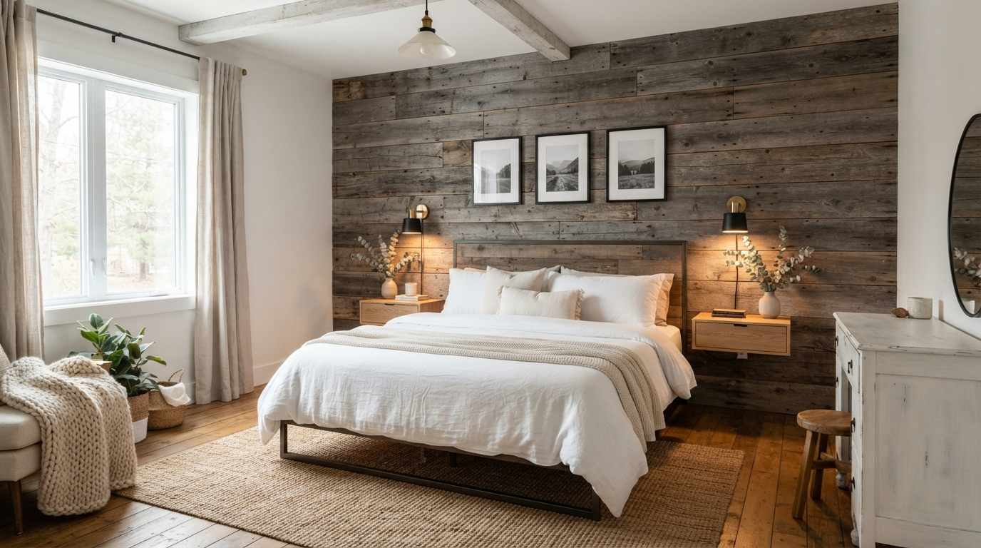 Reclaimed Wood Accent Walls (The Right Way)
