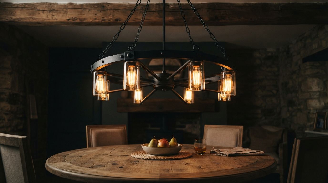 Wrought Iron Light Fixtures That Make a Statement