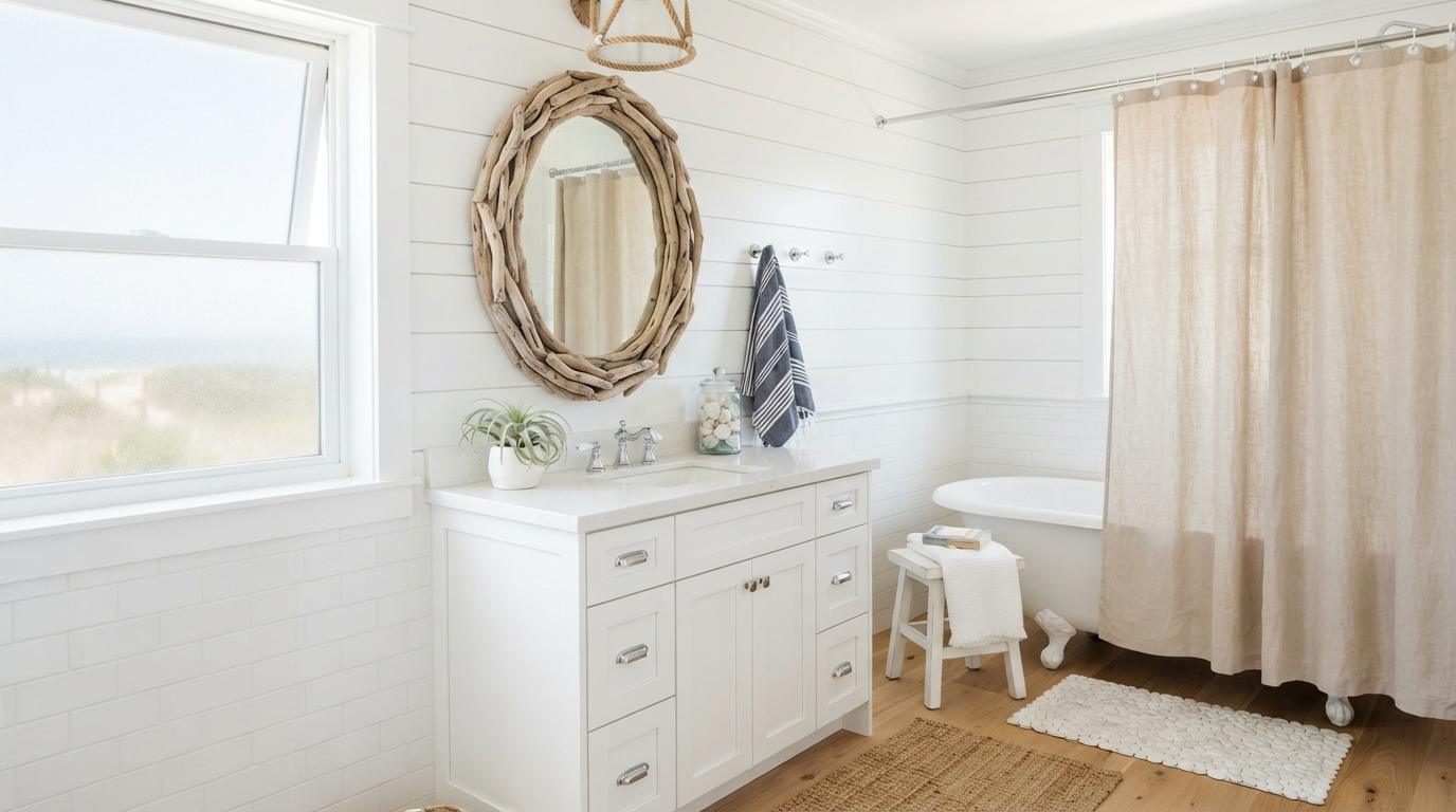 Coastal Bathroom Ideas for That Beach House Feel