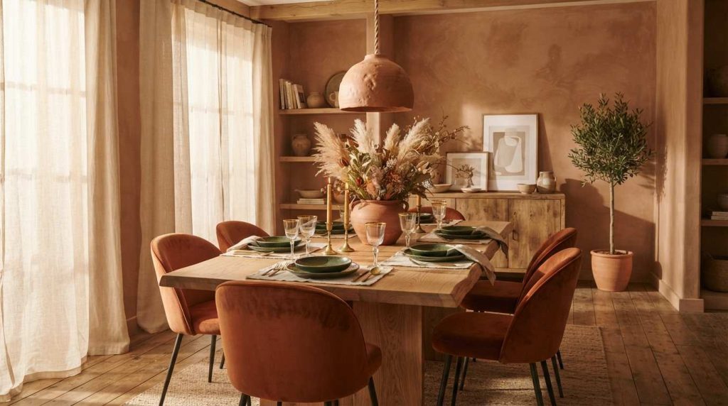 Modern Terracotta Dining Room Ideas