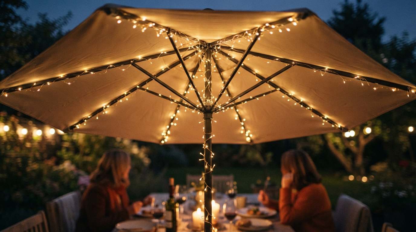 Umbrella Chandelier
