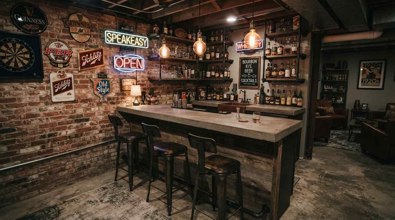 The Basement Bar with Factory Vibes