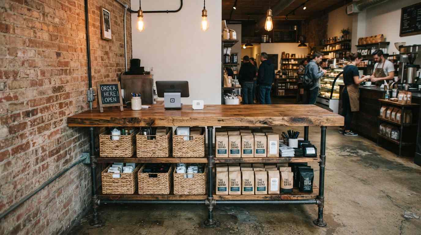 The Industrial Modern Check Stand