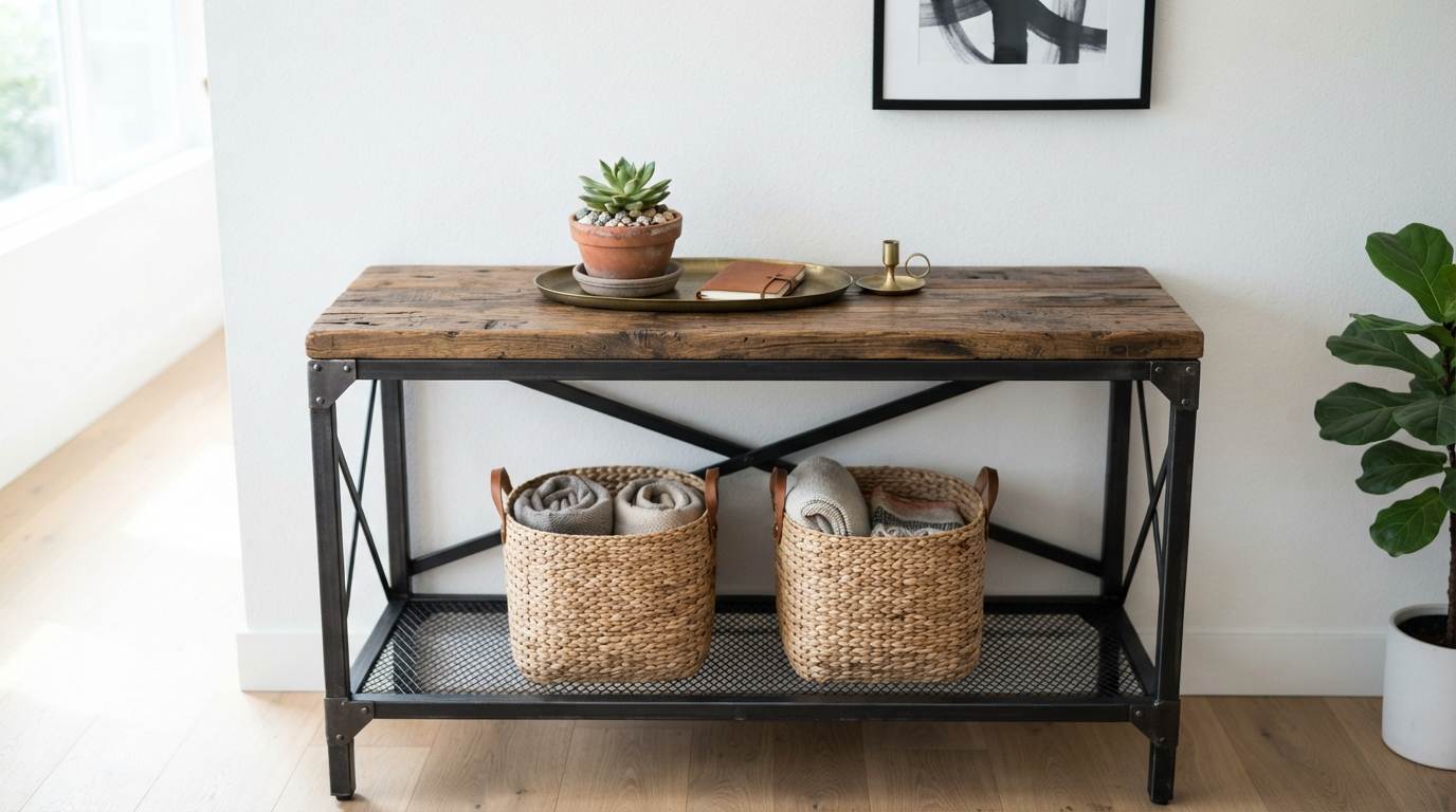 The Metal Console Table Foundation
