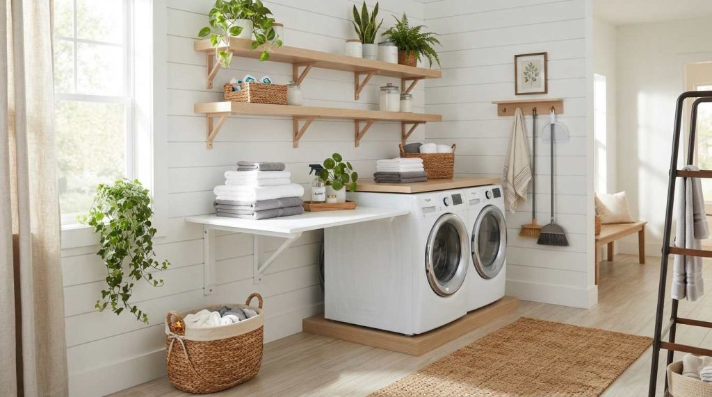 Laundry Folding Table Ideas