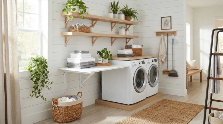 Laundry Folding Table Ideas