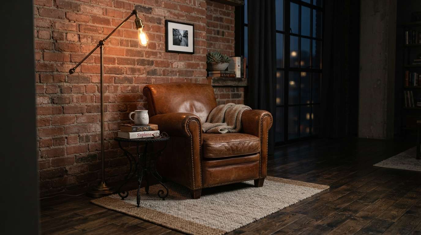 The Classic Exposed Brick Corner
