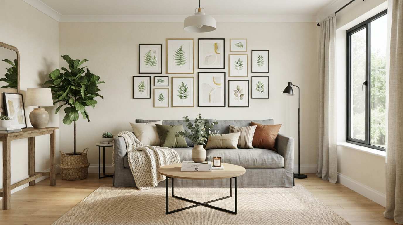 Picture Wall Ideas for Living Room