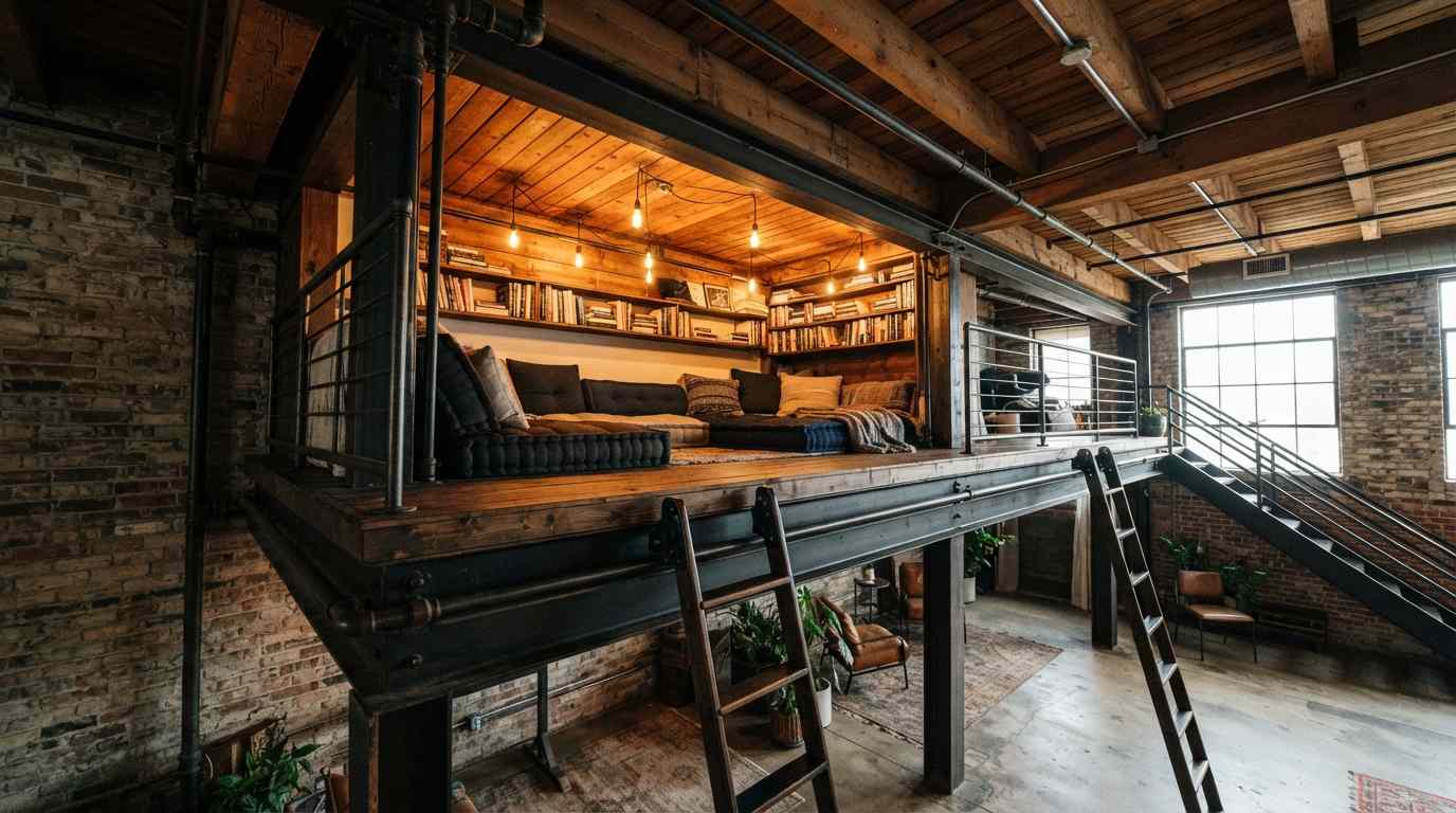 The Lofted Nook with Ladder Access