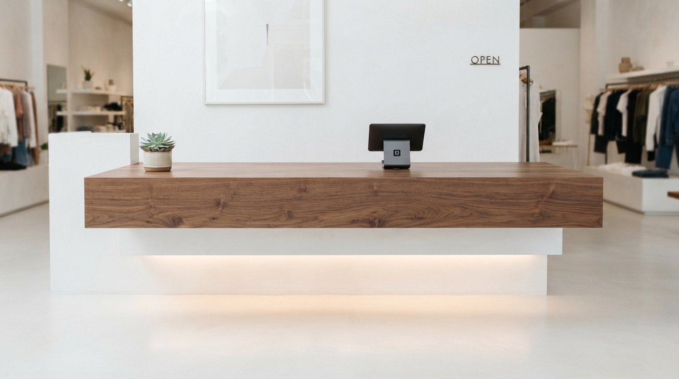 The Modern Minimalist Reception Desk
