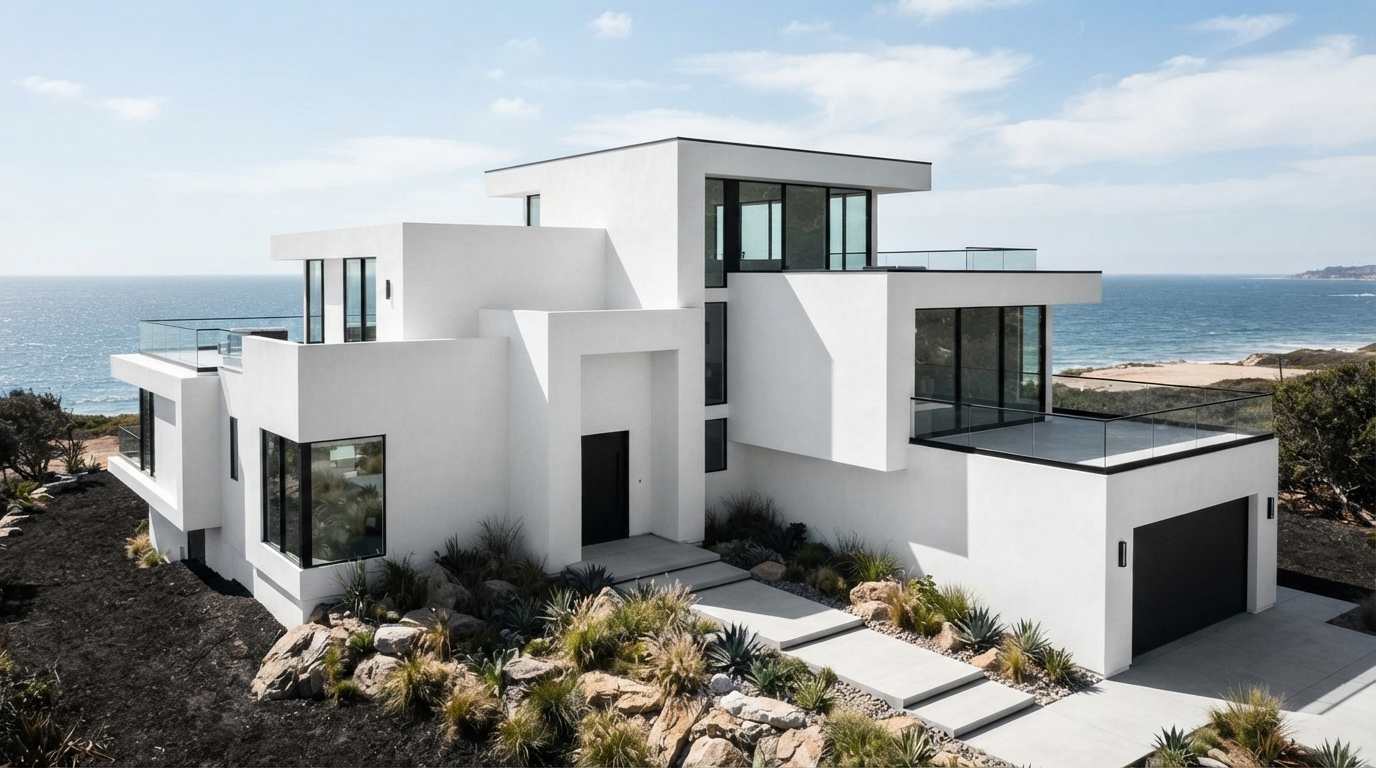 The Minimalist Cube Mansion
