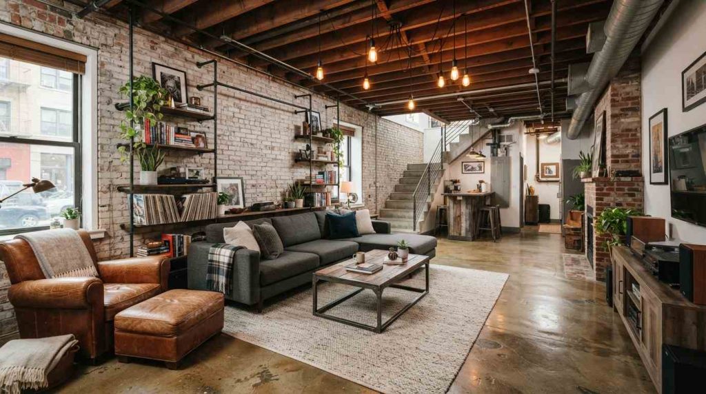 Industrial Basement Ideas
