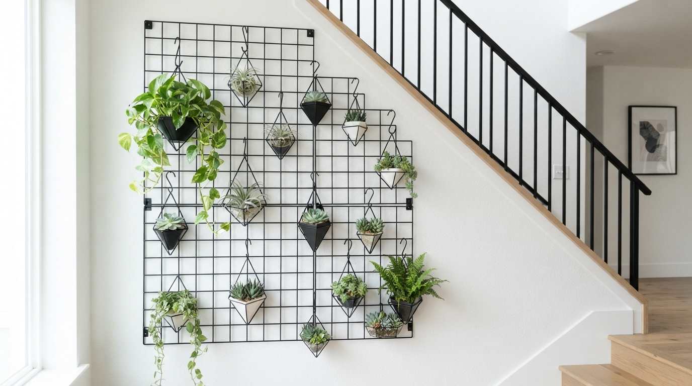 The Vertical Wall Garden Grid
