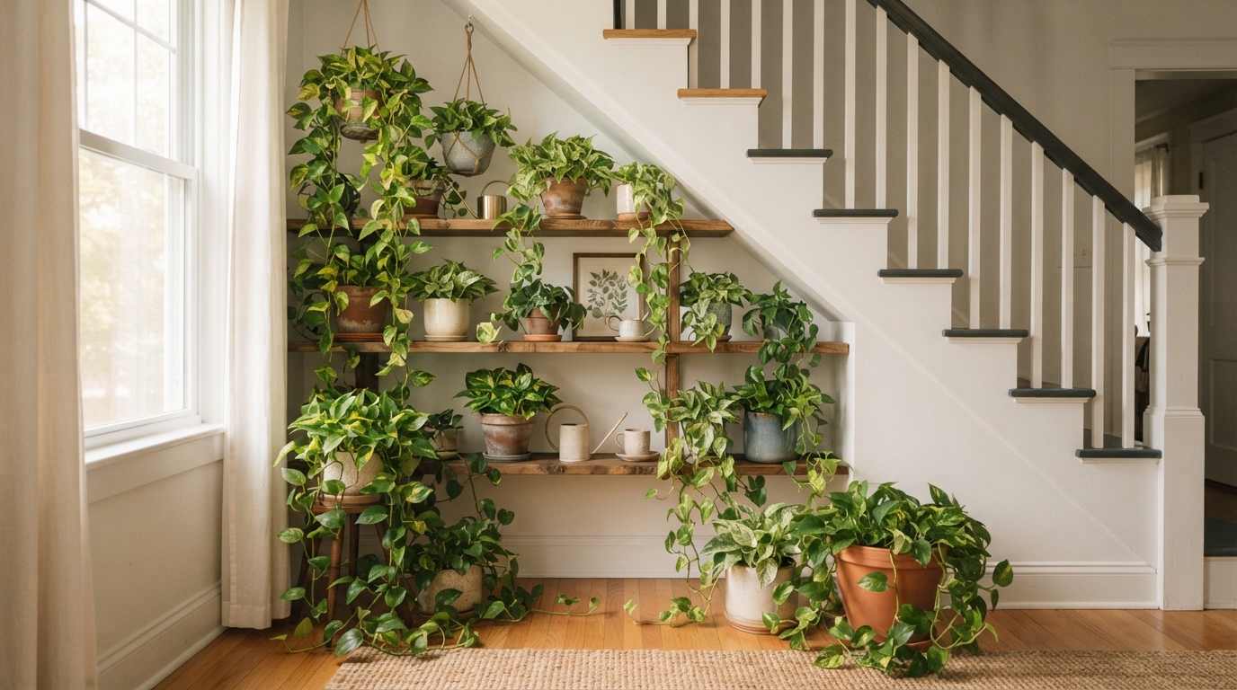 The Classic Pothos Corner