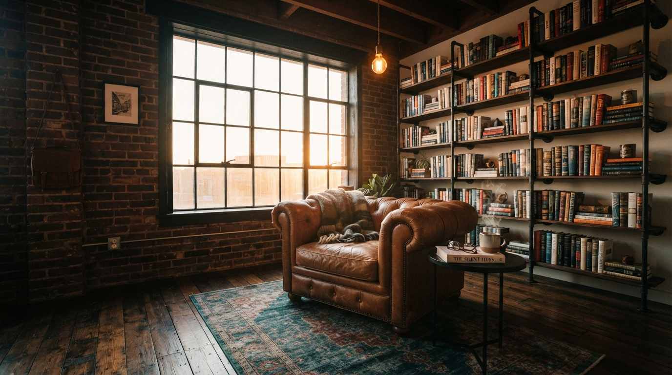 Industrial Reading Nook Ideas