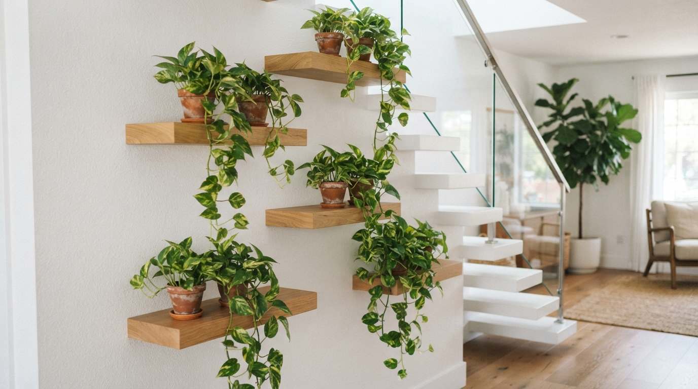 The Floating Shelf Cascade

