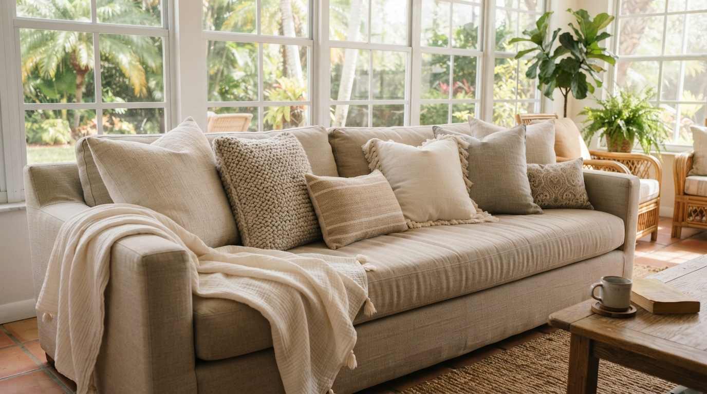 Make It Cozy with Throws and Pillows 