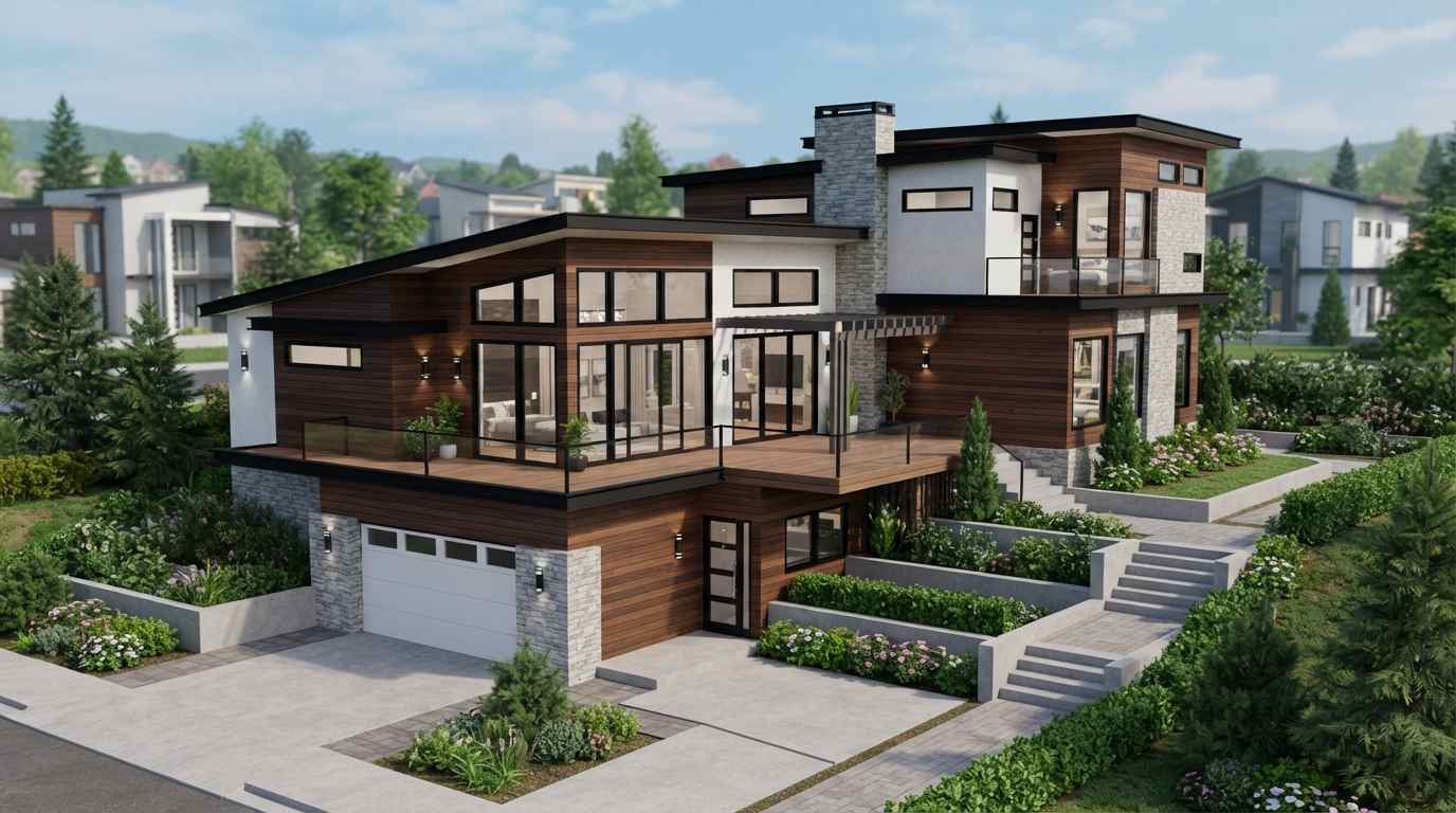 The Split-Level Contemporary
