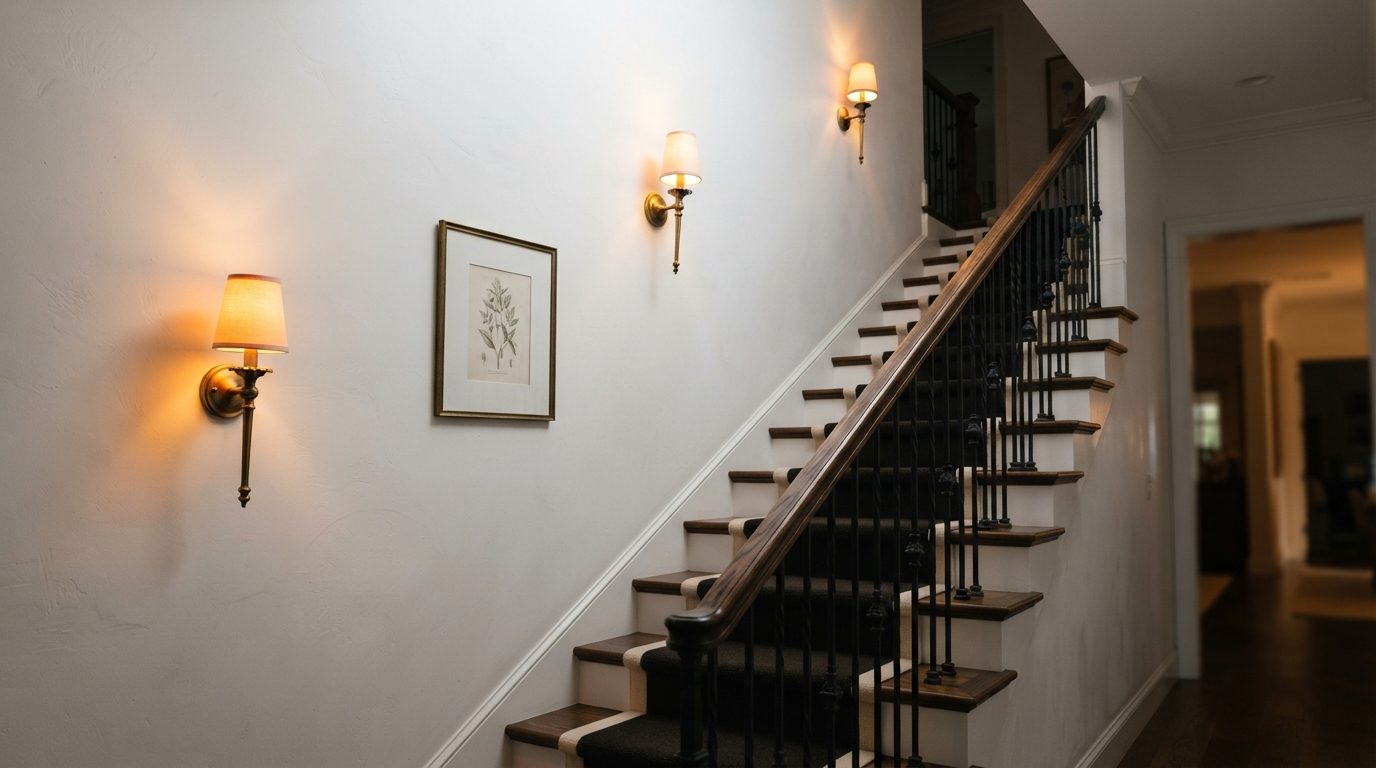 Sconces and Layered Lighting
