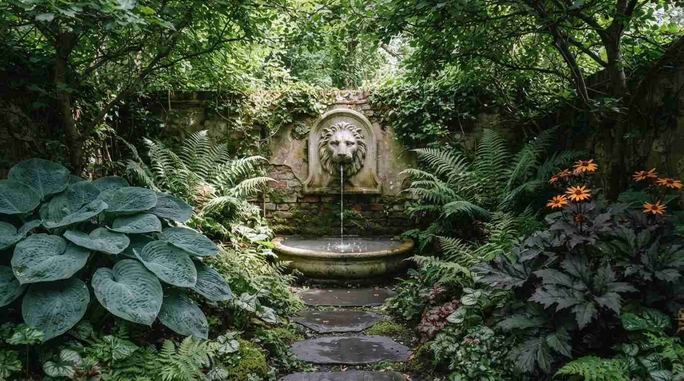 Water Feature as a Focal Point
