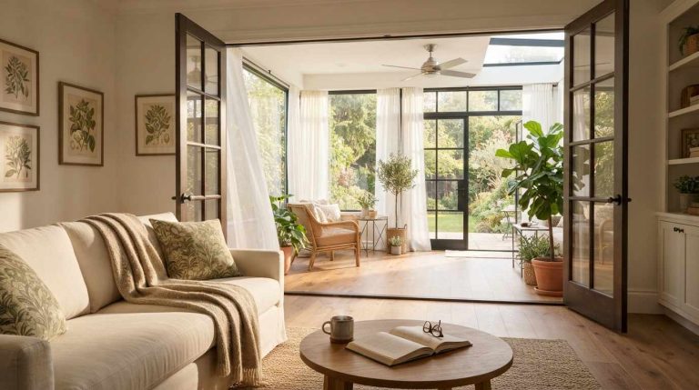 Sunroom Off Living Room