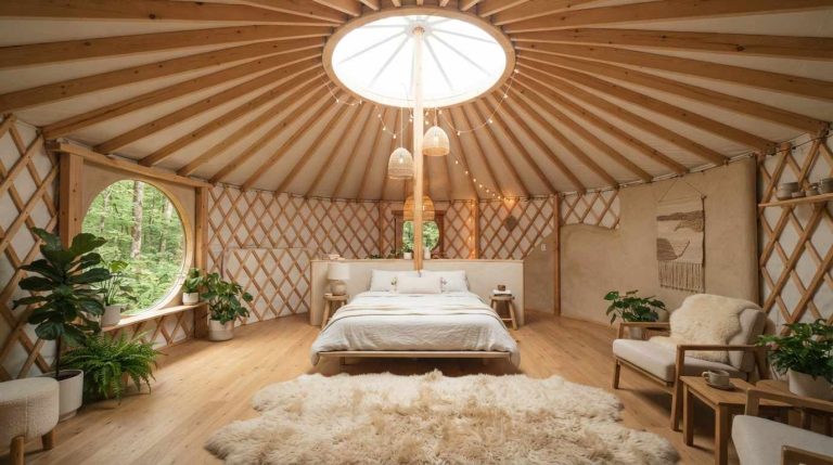 Contemporary Yurt Interior